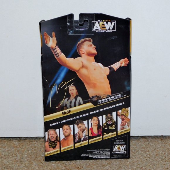 2021 Jazwares AEW Unrivaled Series 6 MJF Figure MIB Brand New Wrestling - Picture 2 of 6